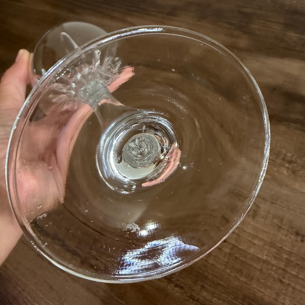 6 VTG 90s Schott Zwiesel Revue Crystal Wine Goblets German Crystal 8.25" Z Mark - Picture 7 of 10